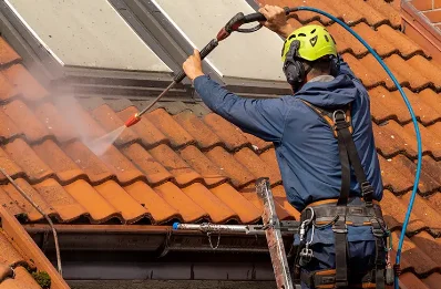 Démoussage et hydrofuge de toiture à Meyssiez